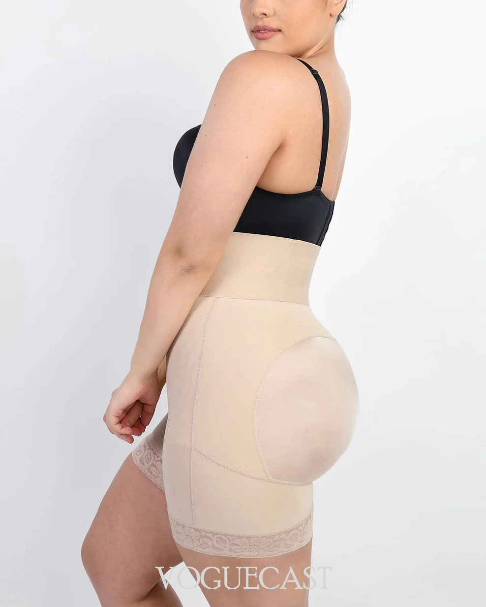 Boned High Waist Shaper Shorts