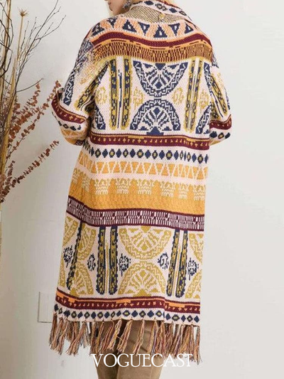 Ethnic Cardigan Loose Knit