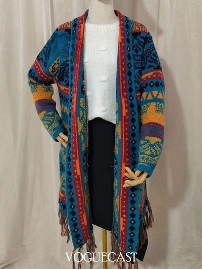 Ethnic Cardigan Loose Knit