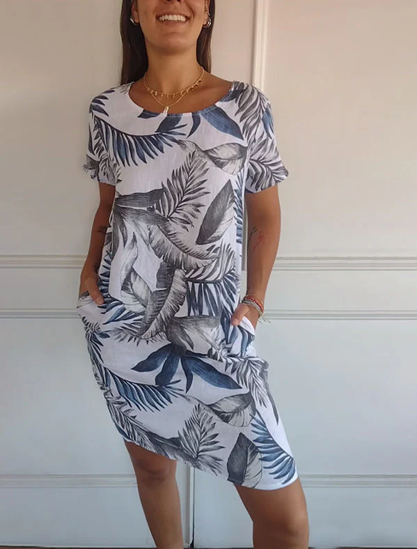 Print Midi Dress