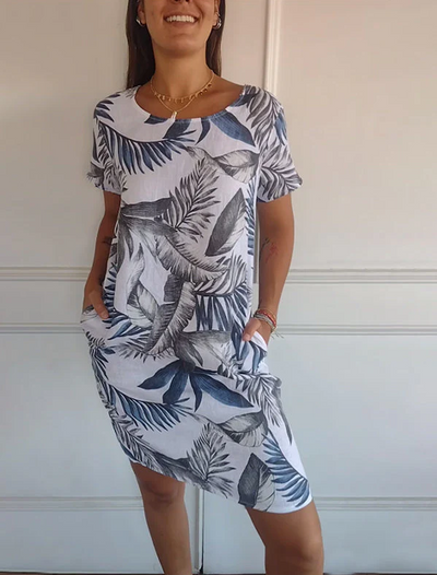 Print Midi Dress